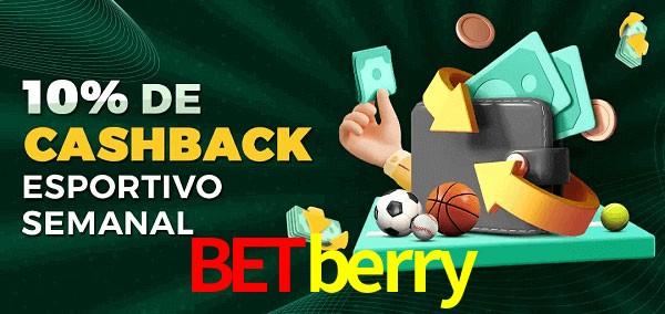 10% de bônus de cashback na betberry